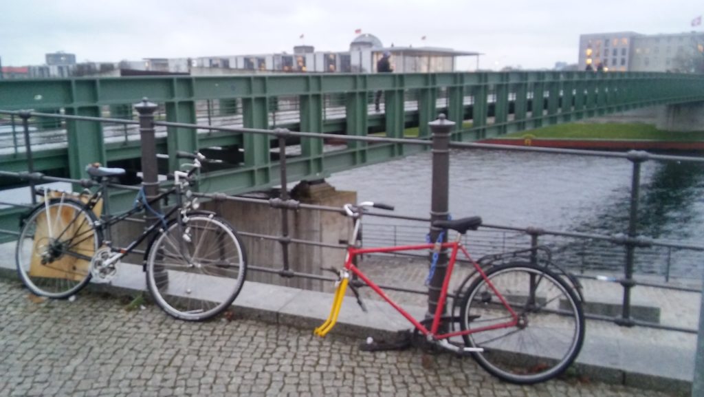 Ook in Berlijn is je fiets niet altijd veilig....